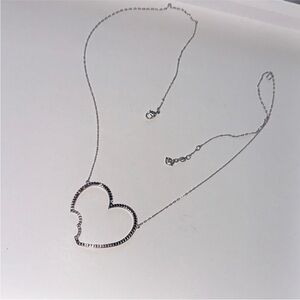 Swarovski Silver Heart Necklace